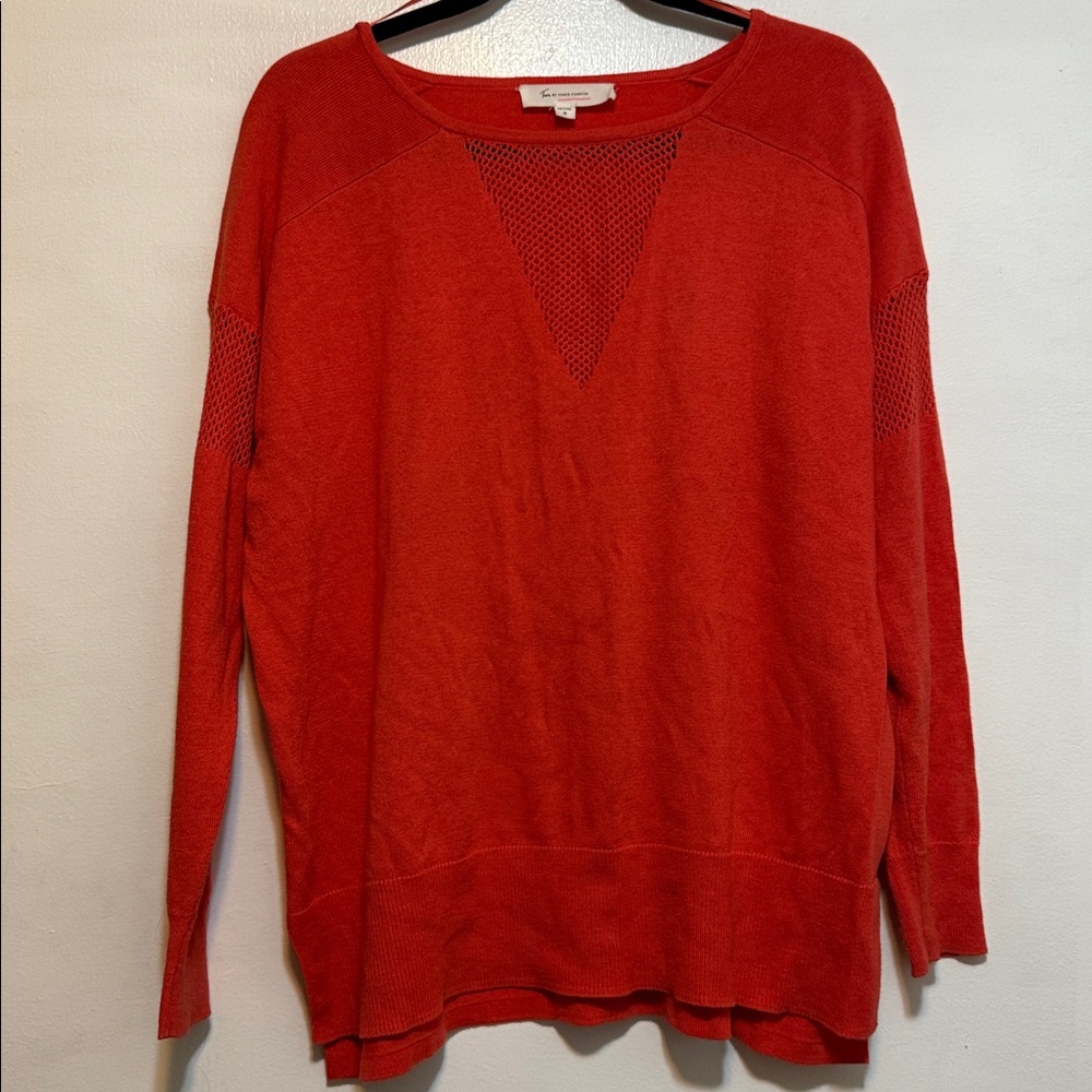 Vince Camuto Vibrant Red Knit Top